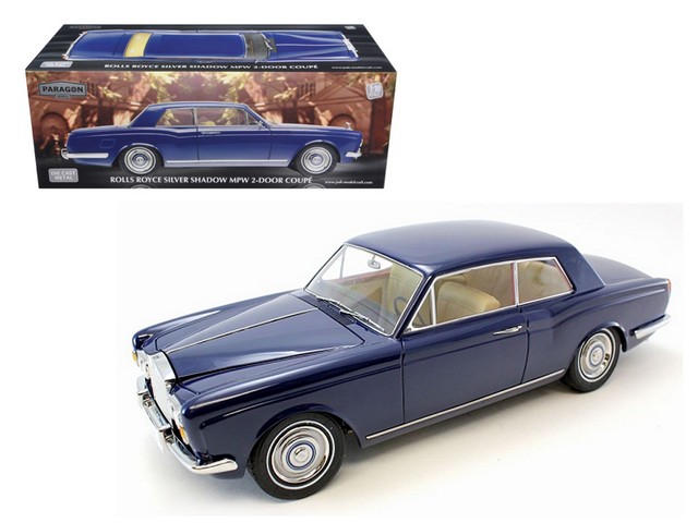 1968 Rolls Royce Silver Shadow Oxford Blue From Movie Thomas Crown Affairs Limited To 3500 Piece 1-18 Diecast Model Models
