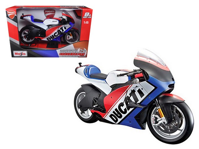 Maisto 32226FR Ducati France Motor World Cycle Series Motorcycle Model