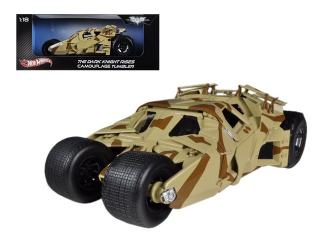 Bcj76 The Dark Knight Rises Batmobile Tumbler Camouflage 1-18 Diecast Car Model