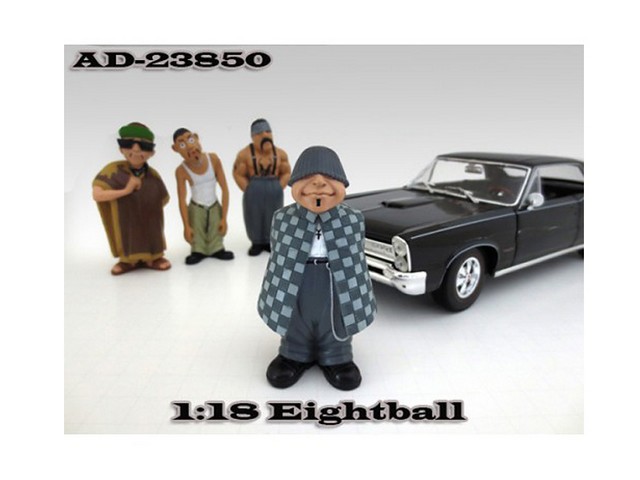 23850 Eightball Homies Figure For 1-18 Diecast Model Cars