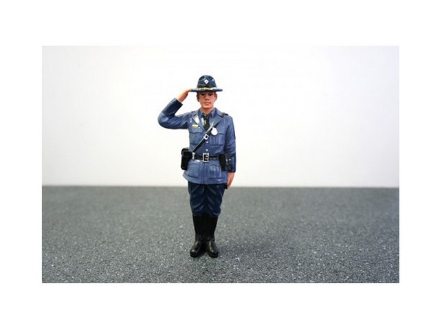 16110 State Trooper Brian Figure For 1-18 Diecast Model Cars