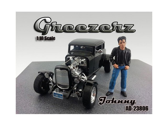 23806 Greezerz Johnny Figure For 1-18 Diecast Model Cars