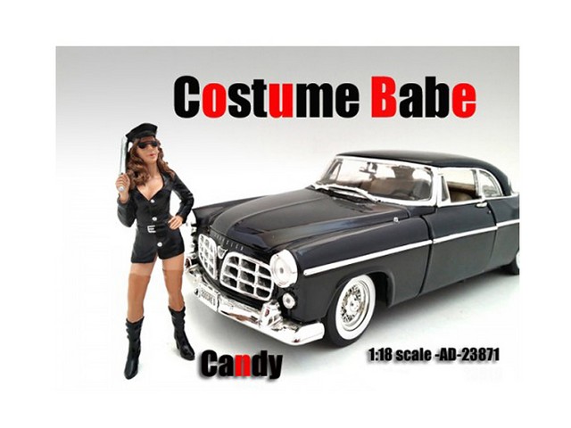 23871 Costume Babe Candy Figure For 1-18 Scale Models