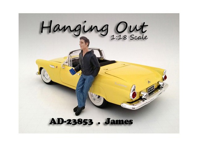 23853 Hanging Out James Figure For 1-18 Scale Models