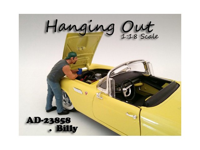 23858 Hanging Out Billy Figure For 1-18 Scale Models