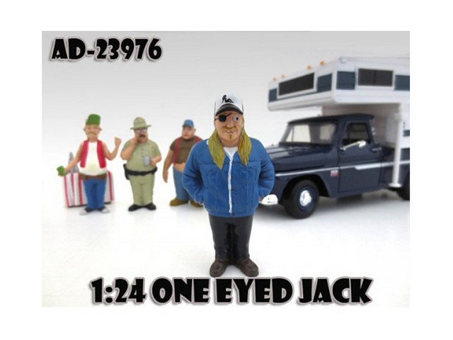 23976 One Eyed Jack Trailer Park Figure For 1-24 Diecast Model Cars