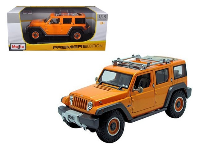 Maisto 36699or Jeep Rescue Concept Orange 1-18 Diecast Model Car