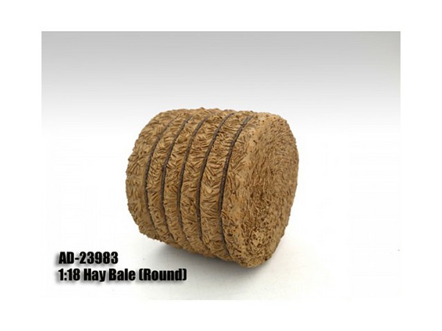 23983 Hay Bale Round Accessory 1-18 Scale Models