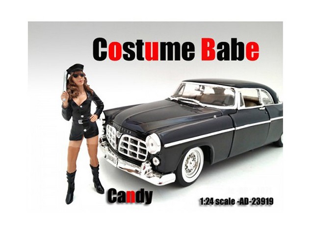 23919 Costume Babe Candy Figure For 1-24 Scale Models