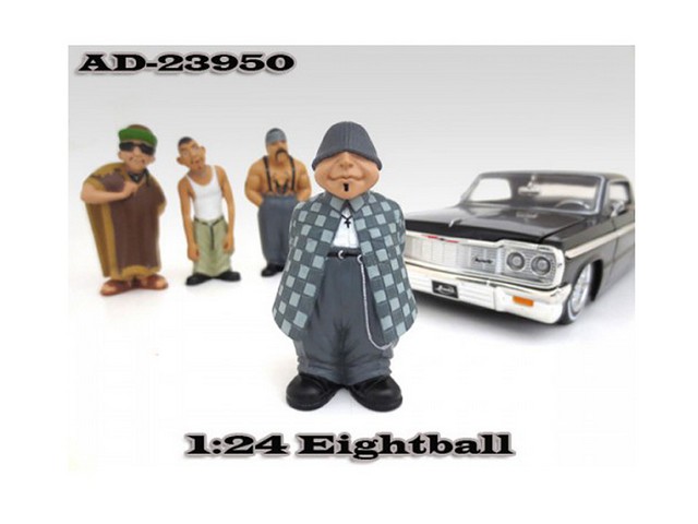23950 Eightball Homies Figure For 1-24 Scale Diecast Model Cars