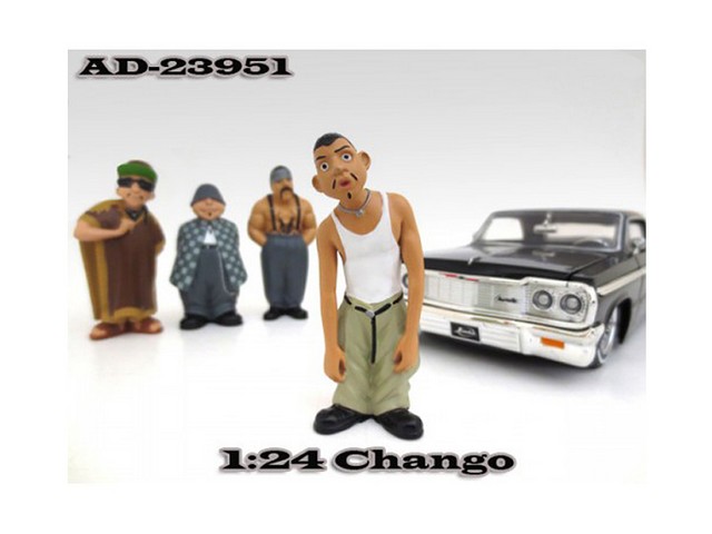 23951 Chango Homies Figure For 1-24 Scale Diecast Model Cars