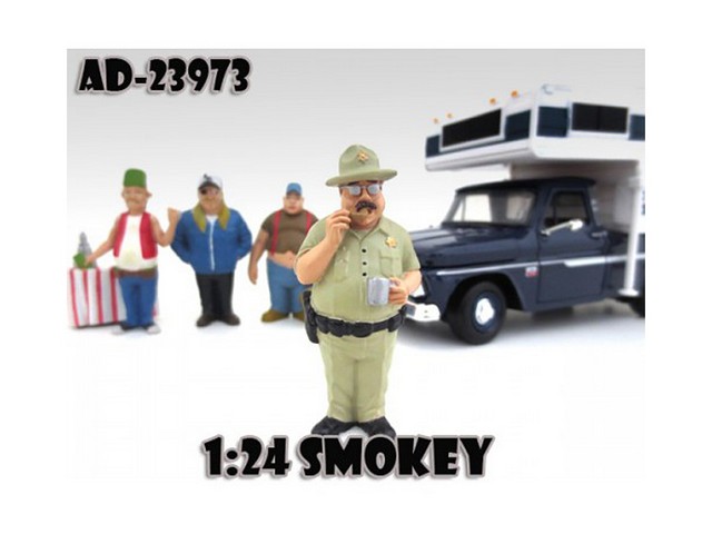 23973 Smokey Trailer Park Figure For 1-24 Diecast Model Cars