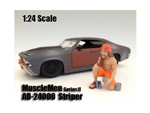 24000 Musclemen Striper Figure For 1-24 Scale Models
