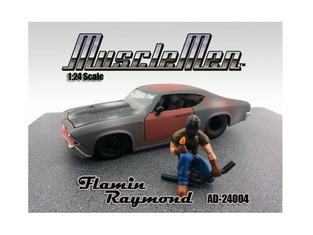 24004 Musclemen Flamin Raymond Figure For 1-24 Diecast Model Cars