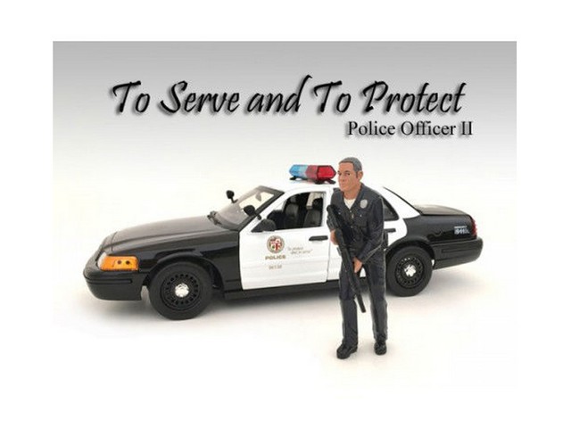 24032 Police Officer Ii Figure For 1-24 Scale Models