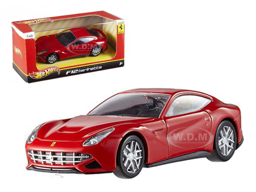 Bcj79 Ferrari F12 Berlinetta Red 1-43 Diecast Car Model