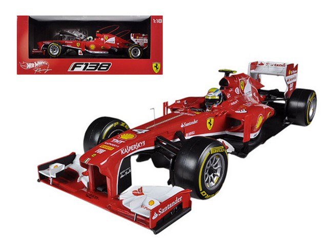 Bck15 Ferrari F2013 F138 Felipe Massa Formula 1 2013 F1 1-18 Diecast Car Model