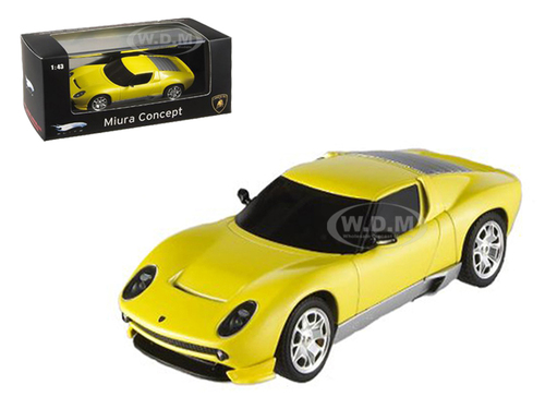 P4882 Lamborghini Miura Concept Yellow Elite Edition 1-43 Diecast Model Car