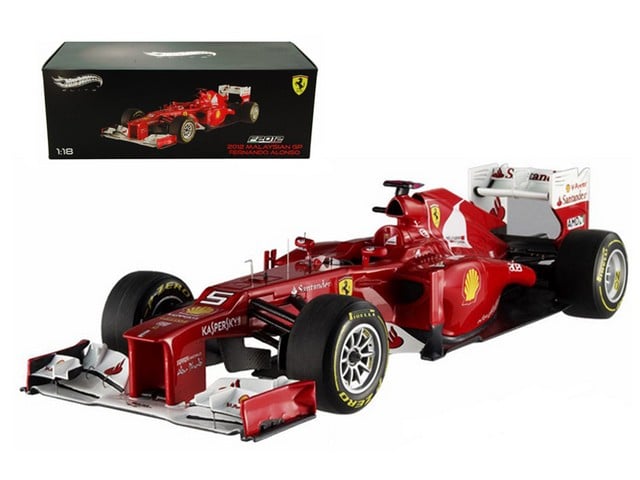 X5484 F2012 Fernando Alonso Malaysia Gp 2012 F1 Elite Edition Limited To 5000 Piece 1-18 Diecast Model Car