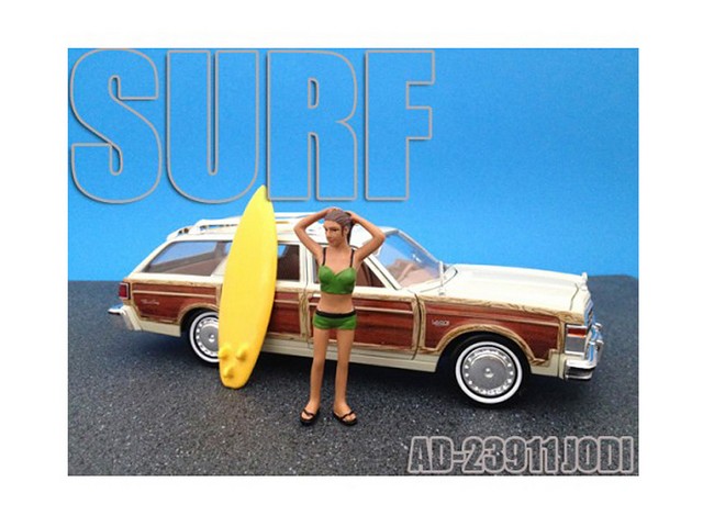 23911 Surfer Jodi Figure For 1-24 Diecast Model Cars