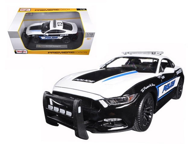 Maisto 36203 2015 Ford Mustang Gt 5.0 Police 1-18 Diecast Model Car