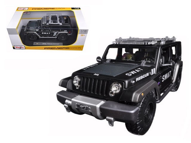 Maisto 36211 Jeep Rescue Concept Police Swat Version 1-18 Diecast Model