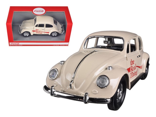 1966 Volkswagen Beetle Coca Cola The Real Thing 1-24 Diecast Car Model