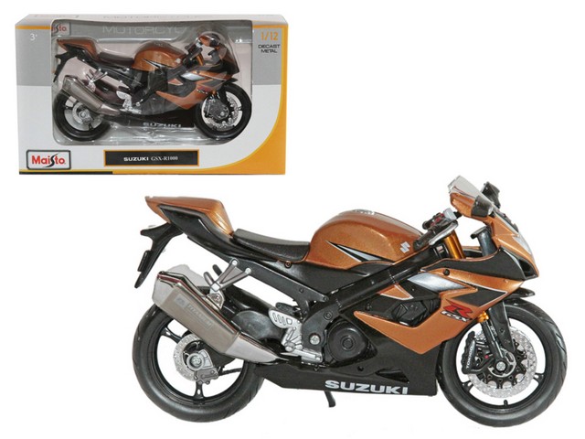 Maisto 31106brz Suzuki Gsx R1000 Bronze Motorcycle 1-12 Diecast Model