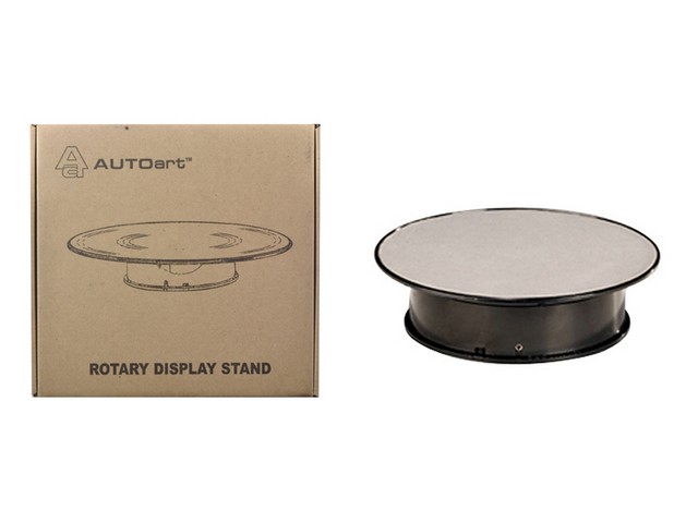 98018 Rotary Display Turn Table 8 Inches With Silver Top 1-43, 1-64, 1-32, 1-24