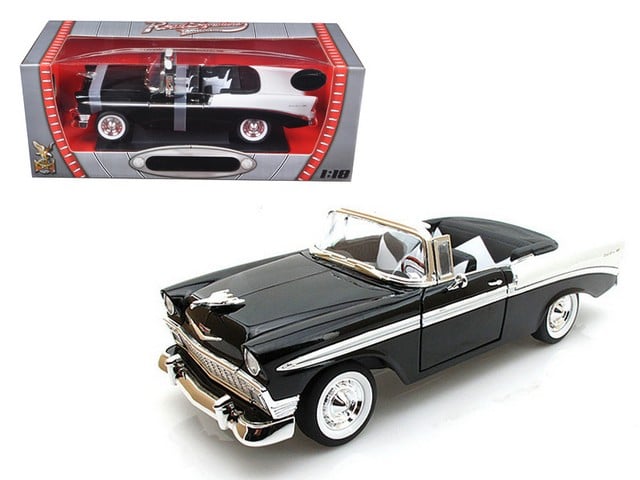 82128bk 1956 Chevrolet Bel Air Black Limited Edition To 600 Piece 1-18