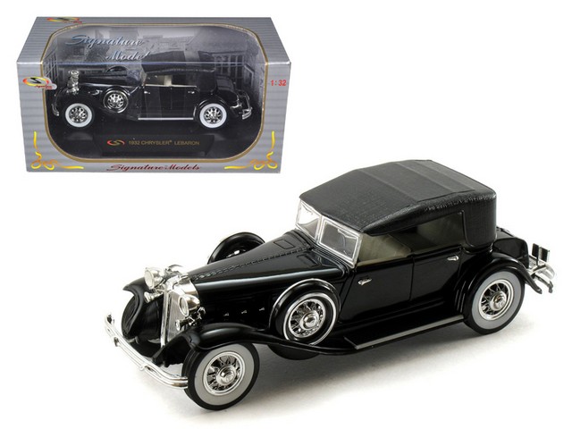 32316bk 1932 Chrysler Lebaron Black 1-32 Diecast Car Model