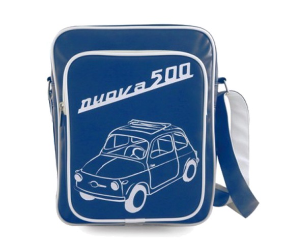 500 Fisb22 Vertical Messenger Briefcase Bag - Blue - 13 X 3.5 X 10.2 In.