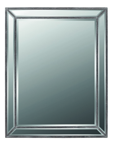 Galaxy Home Decorations G001 Contemporary Silver Wall Mirror - 44.9 X 57.1 X 2.17 In.