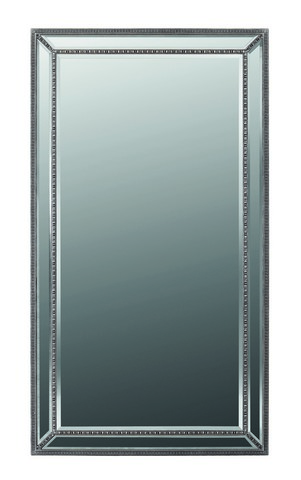 Galaxy Home Decorations G017 Contemporary Silver Wall Mirror - 81.1 X 44.9 X 1.6 In.