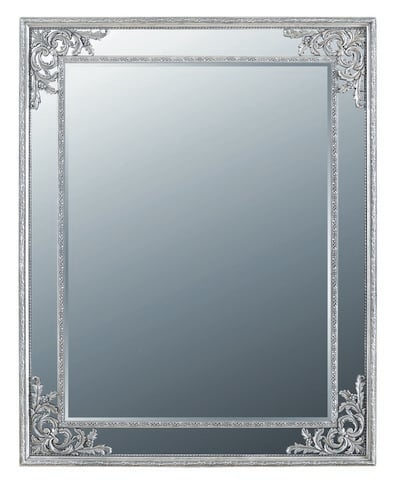 Galaxy Home Decorations G023 Traditional Silver Wall Mirror - 59.8 X 47.6 X 1.6 In.