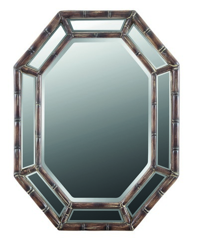 Galaxy Home Decorations G037 Traditional Natural Wall Mirror - 46.9 X 35 X 2.36 In.