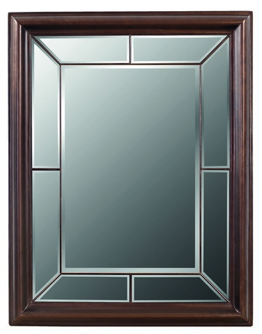 Galaxy Home Decorations G141 Contemporary Silver Wall Mirror - 71 X 55 X 3.35 In.