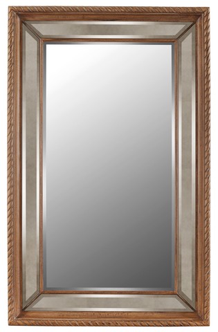 Galaxy Home Decorations G167 Traditional White Wall Mirror - 72 X 45.3 X 3.7 In.