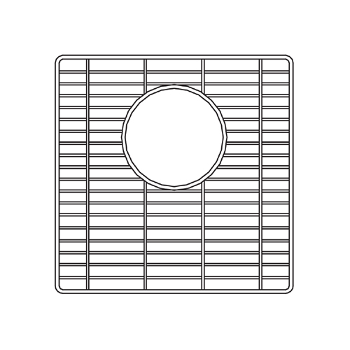 629717 11.55 X 11.55 In. Wirecraft Sink Bottom Grid, Stainless Steel