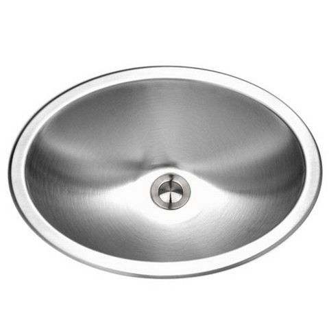 Opus Series Undermount Stainless Steel Oval Bowl Lavatory Sink