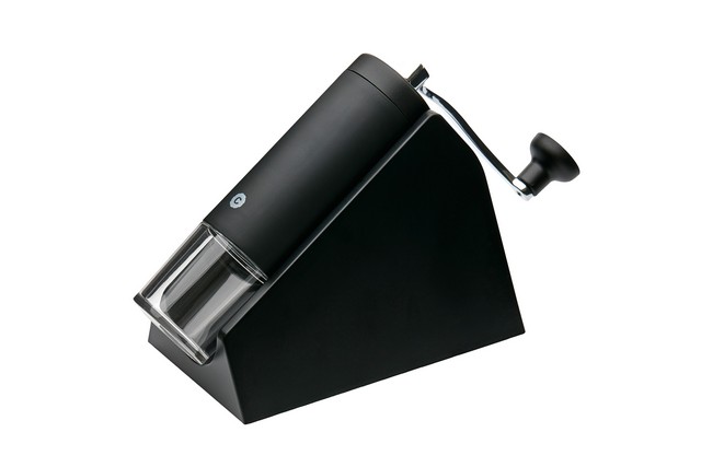 CrushGrind 080101-0099 Brazil Coffee Grinder with Ceramic Grinder Black