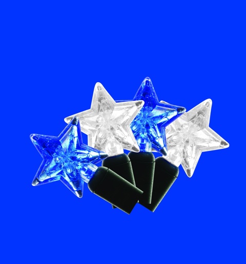 Kellogg Plastics 514115 Holiday & Christmas Indoor & Outdoor Led- Blue & White - Star