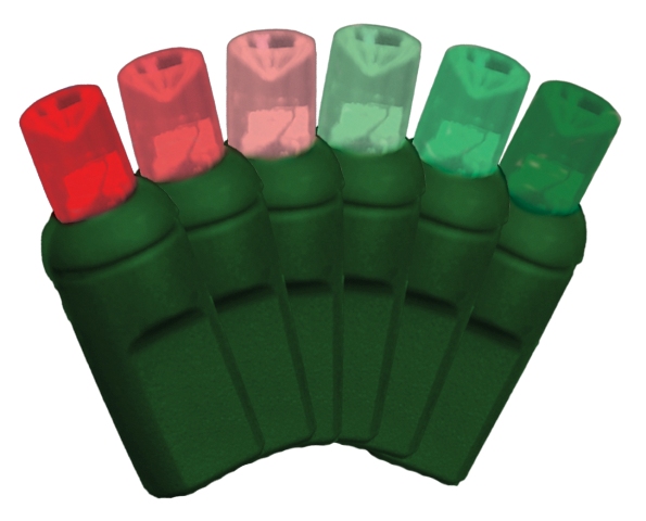 Kellogg Plastics 0.25 In. Holiday & Christmas Indoor & Outdoor Led- Red & Green