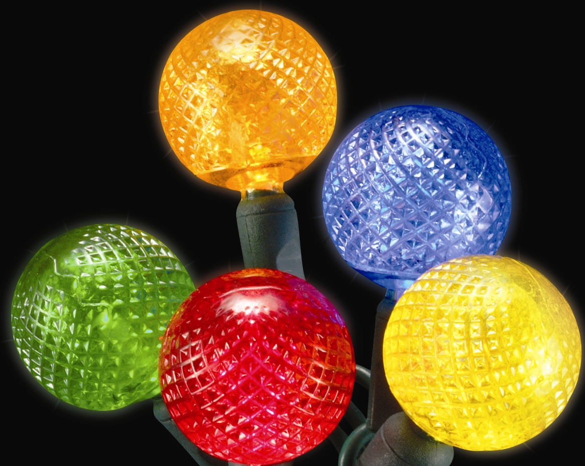 Kellogg Plastics 1 In. Holiday & Christmas Indoor & Outdoor G25 Led- Multi Color