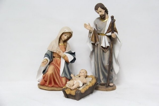81713-a 3 Piece 16 In. Nativity Christine Figurine