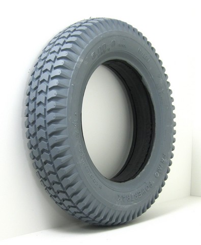 F084-3 30-8 Foam Filled Knobby Primo Tire 1.75 Hub Fits 5 Lug Nut Wheels For Wheelchair, 14 X 14 X 3 In.