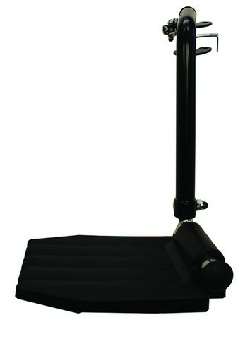 Frb412l Top Latch Footrest Black Hemi Pin Spacing Left Plastic Footrest Wheelchair