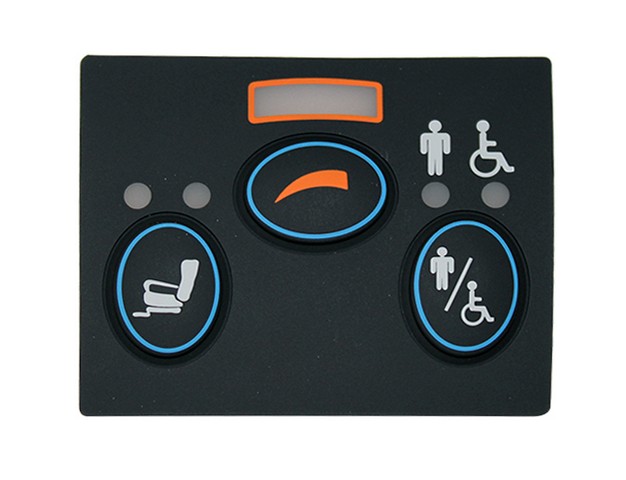 P76464 Dual Attendant Keypad 3 Buttons Wheelchair