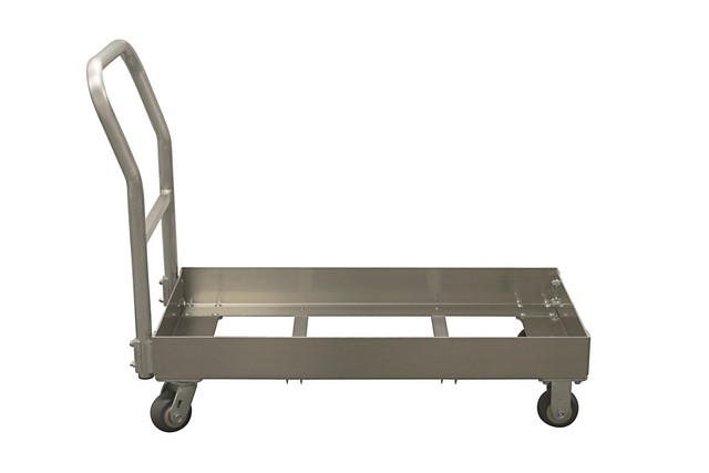 Prairie View Chill2-hand Double With Handle Chill Tray Aluminum Dollies, 37.25 X 22.75 X 46 In.