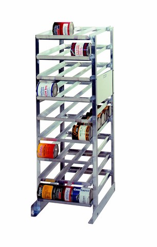 Prairie View Cr1620 Stationary Full Size Can Racks, 72 X 25 X 36 In.